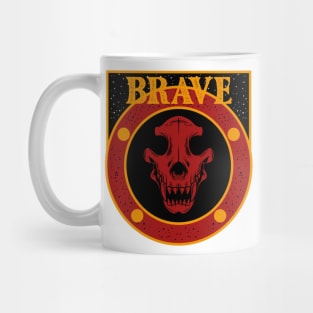 Vintage Skull - Brave Mug